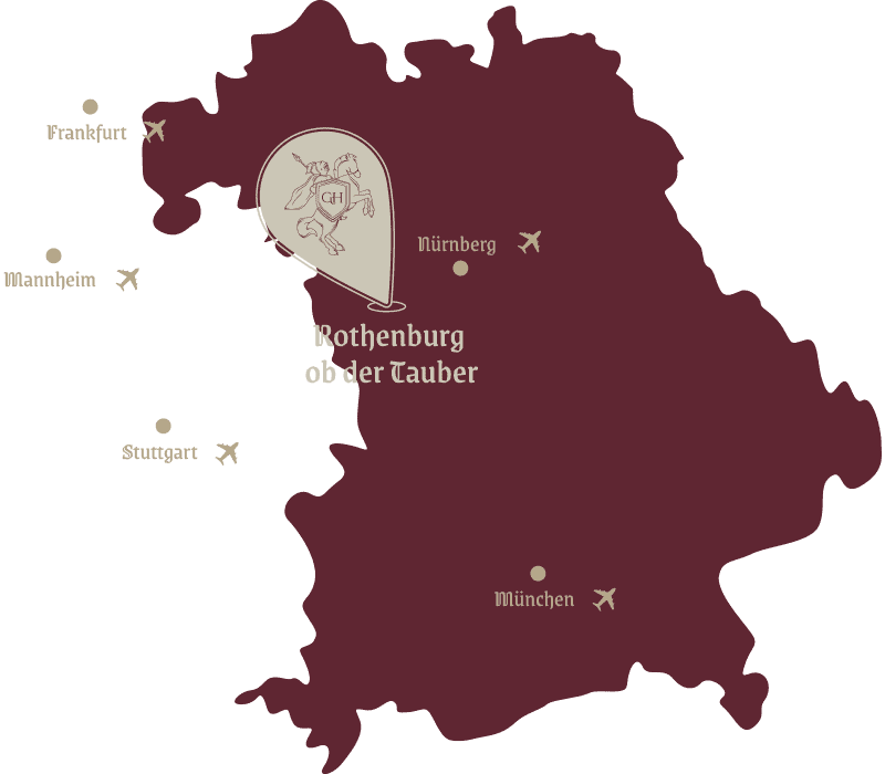 Bundesland Bayern Map