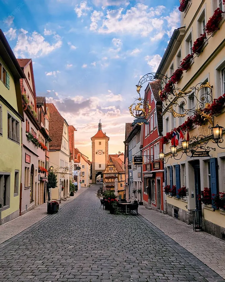 Plönlein in Rothenburg ob der Tauber